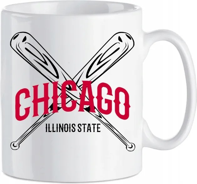 Chicago Baseball nyomott mintás bögre 330 ml