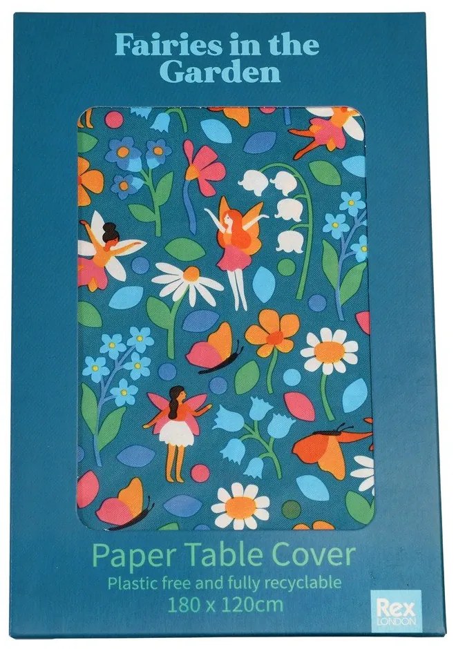 Papír asztalterítő 120x180 cm Fairies in the Garden – Rex London