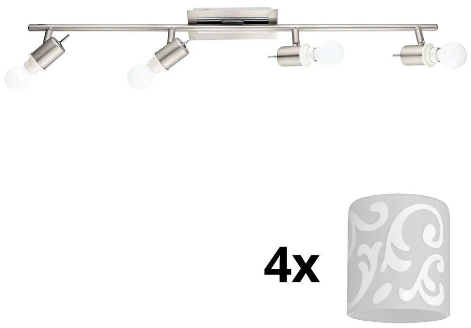 Eglo - LED spotlámpa MY CHOICE 4xE14/4W/230V króm/fehér