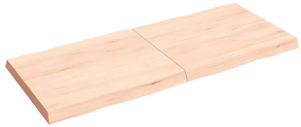 kezeletlen tömör fa asztallap 140x60x(2-6) cm