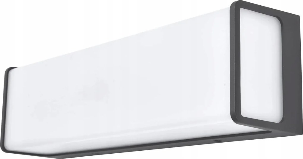 Lutec Doblo Homlokzati lámpa Led fali lámpa 2200lm Szürke IP54 4000K