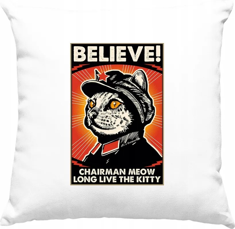 Mao Cica párna Vicces fehér