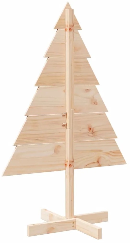 tömör fa karácsonyfa-dekoráció 110 cm