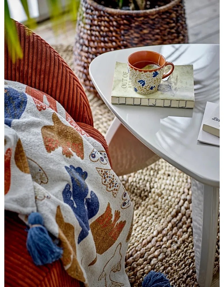 Barna újrahasznosított pamut takaró 130x160 cm Anniversary – Bloomingville