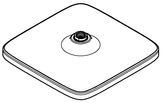 GROHE 26695000 - VITALIO COMFORT 250 × 250 mm fejzuhany, fényes króm