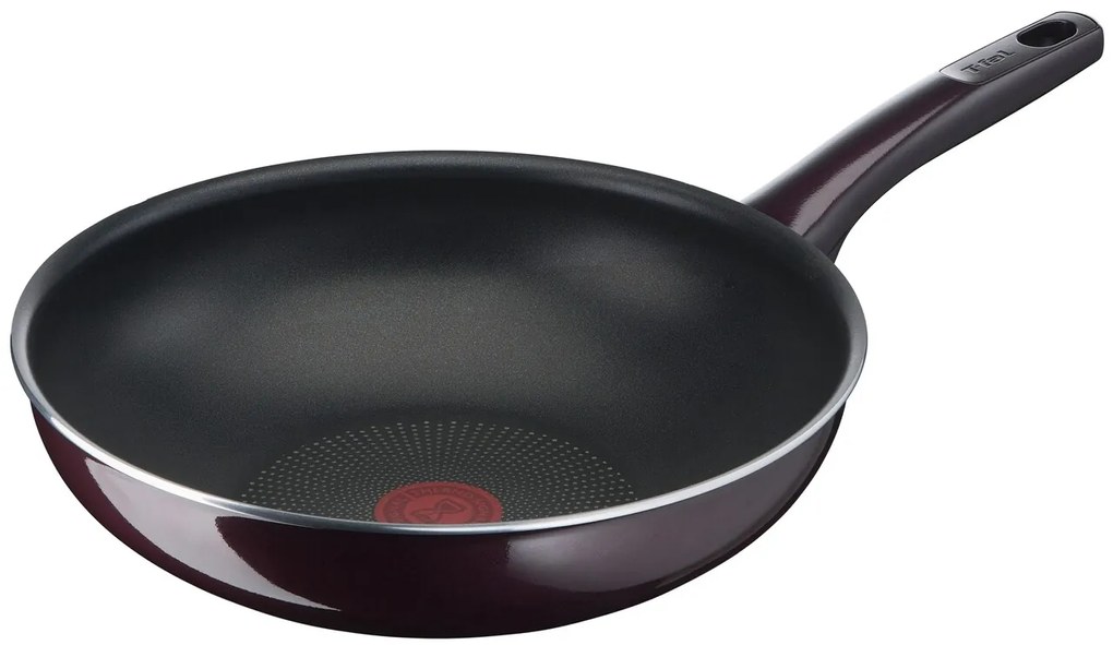 Wok serpenyő, Tefal, Resist Intense, 28 cm Ø, alumínium