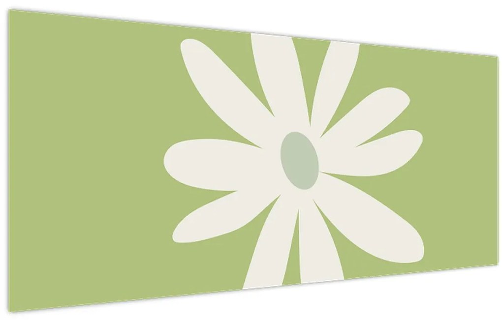 Kép - Hippik, zöld virágok N⁰2 (120x50 cm)