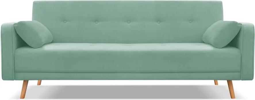 Stuttgart mentazöld kinyitható kanapé, 212 cm - Cosmopolitan Design