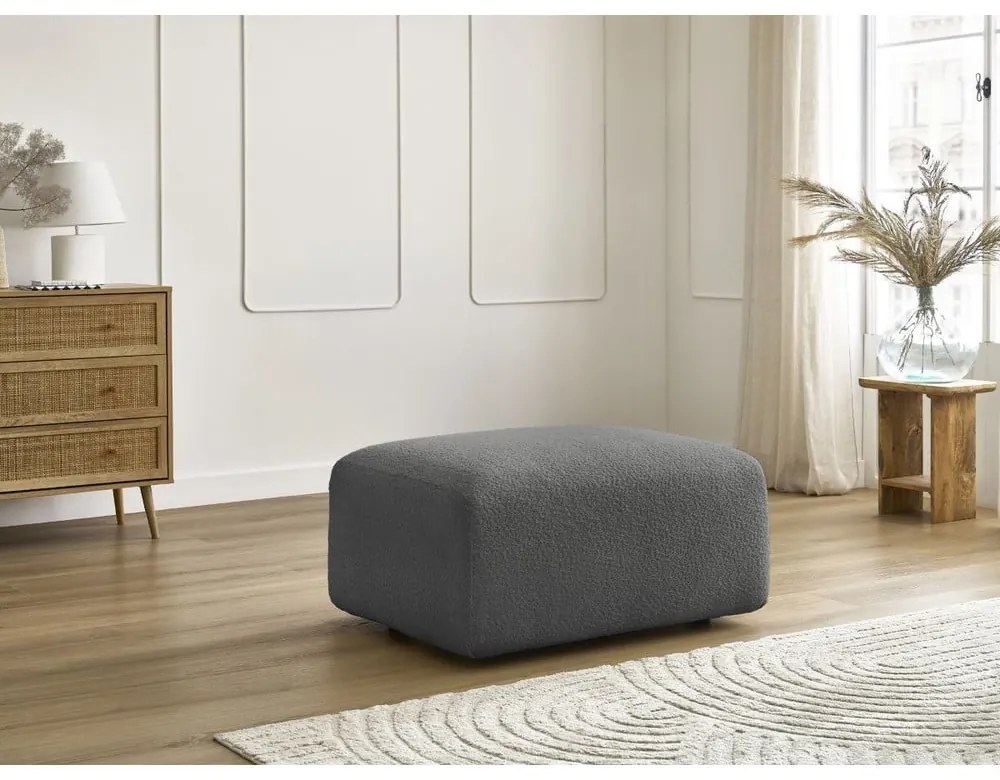 Szürke buklé lábtartó Tina – Bobochic Paris