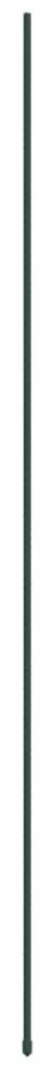 30 db zöld acél kerti növénykaró 115 cm