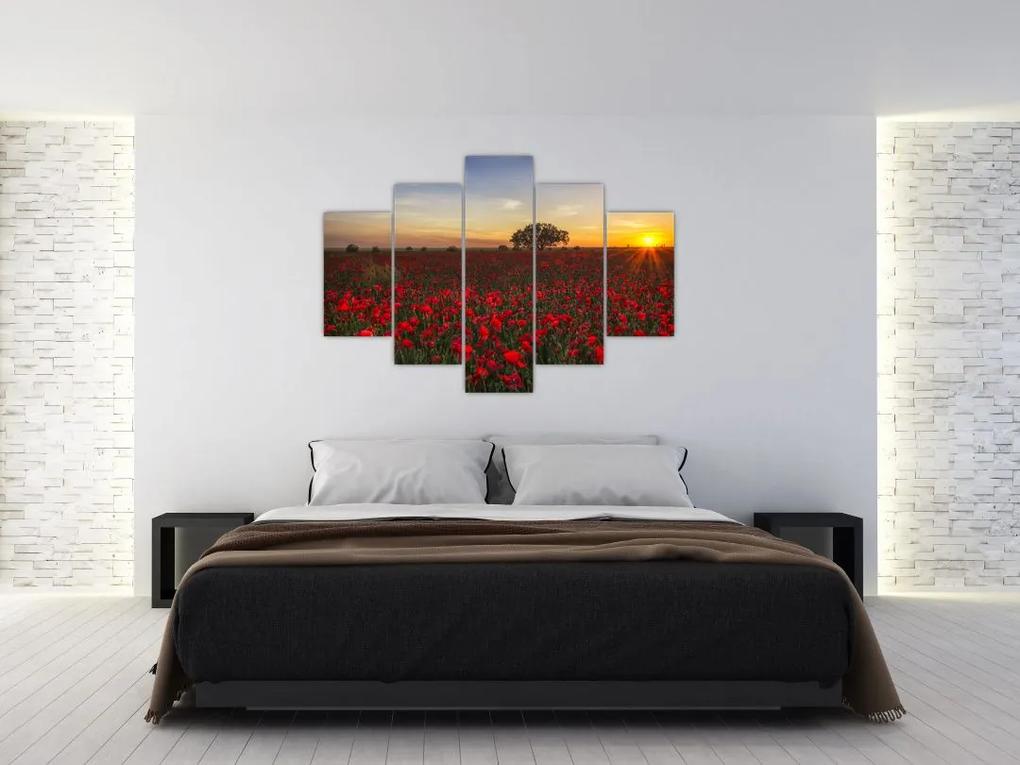 Pipacsos rét képe (150x105 cm)