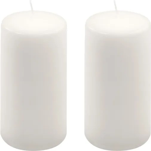 Oszlopgyerta készlet 2 db magasság 15 cm Ø 7,5 cm fehér