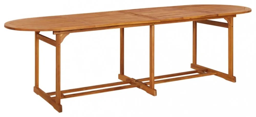 13 részes tömör akácfa kerti étkezőgarnitúra 280x90x75 cm