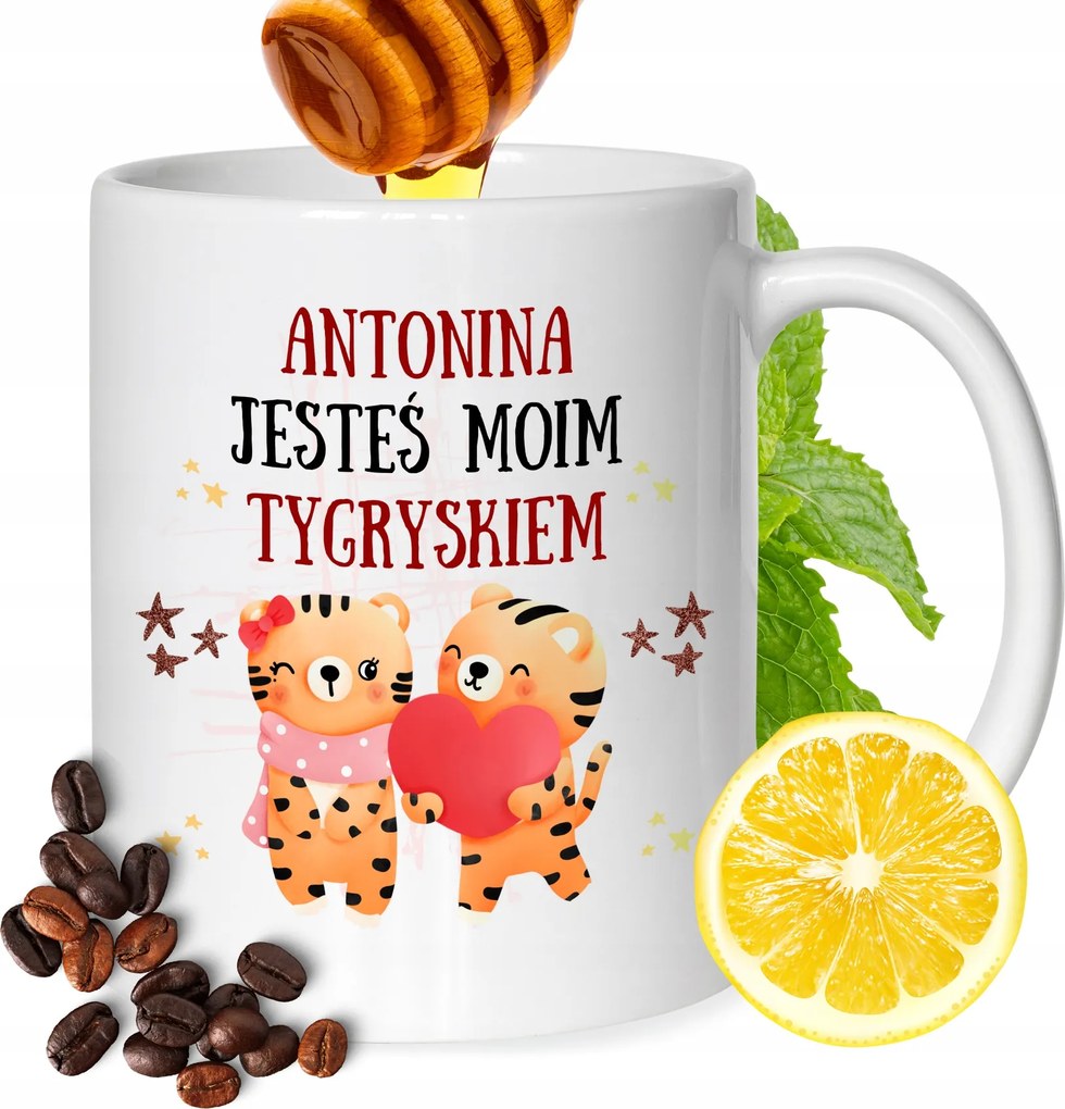 Bögre Antonina Barátnőknek Ajándék Nyomtatott Fehér 330ml