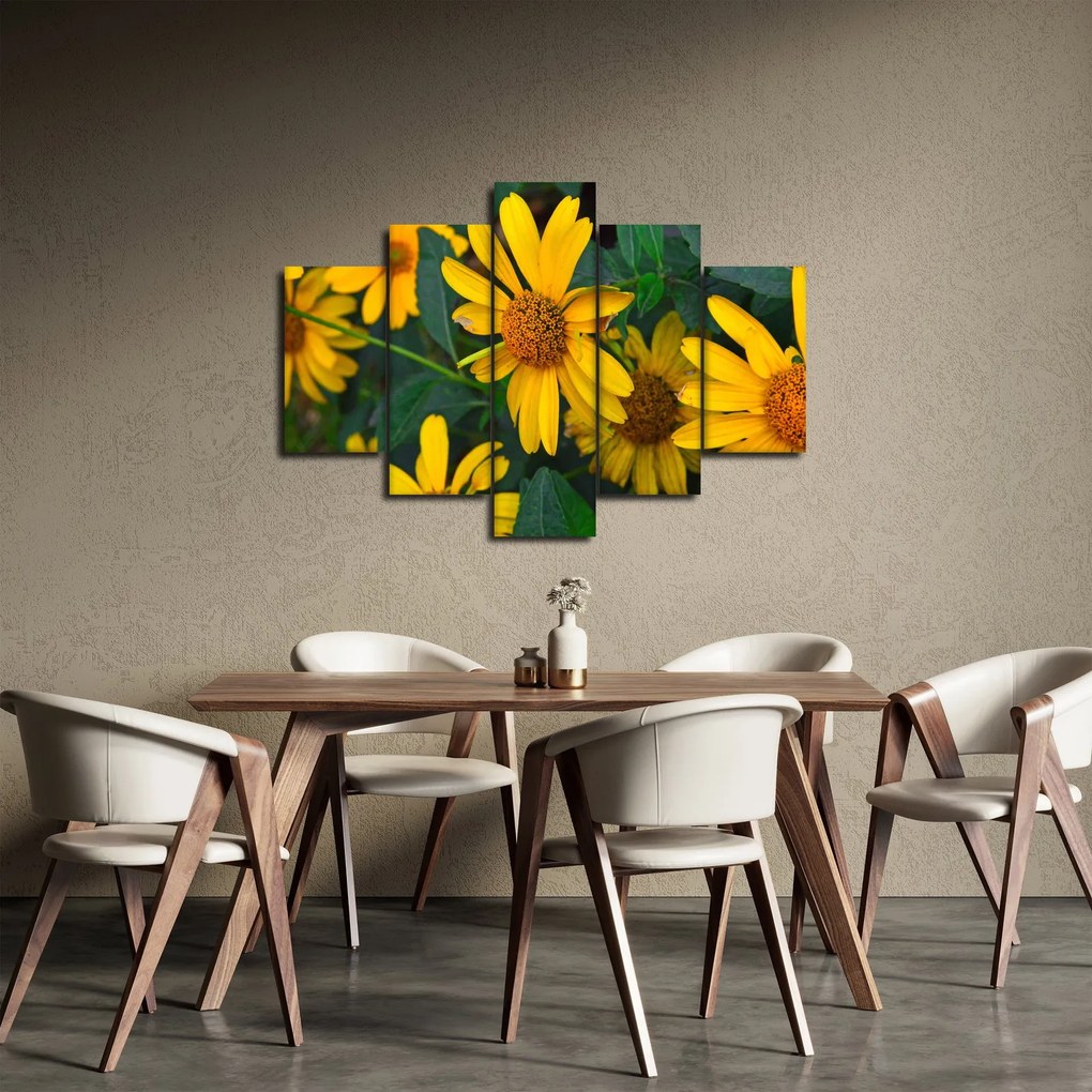 Sárga virágok képe (150x105 cm)