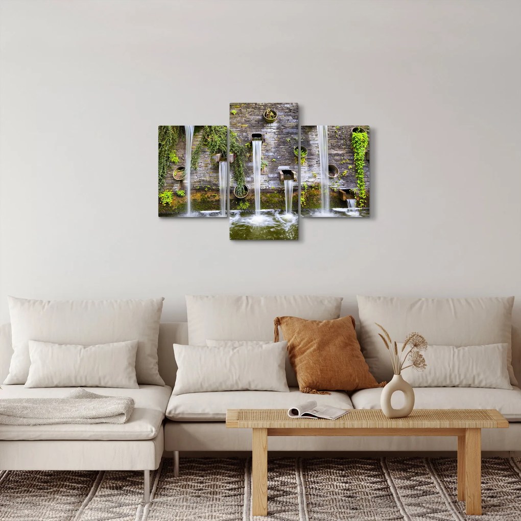 Kép - Kőfal, Hamburg, Németország (90x60 cm)