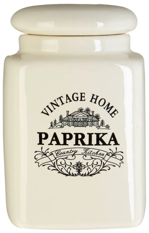 Vintage Home 6 db-os krémszínű fűszertartó doboz szett - Premier Housewares