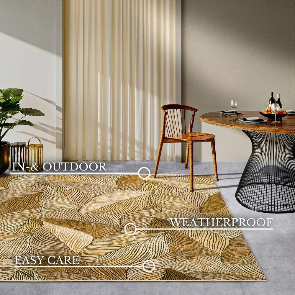 Aranyszínű kültéri szőnyeg 160x235 cm Eugene – Villeroy&amp;Boch