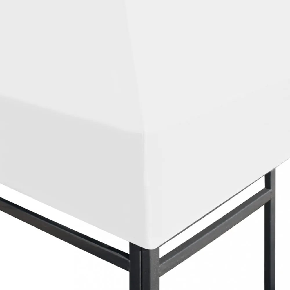 fehér pavilon-tetőponyva 270 g/m² 3 x 3 m