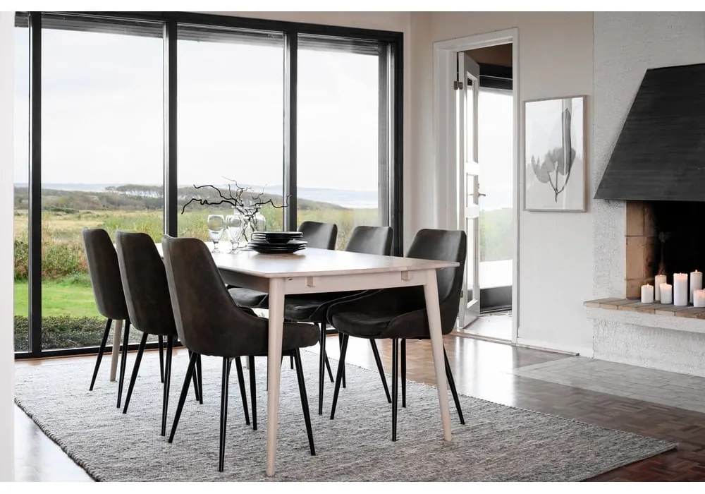 Tölgyfa bővíthető étkezőasztal 180x90 cm Tyler - Rowico