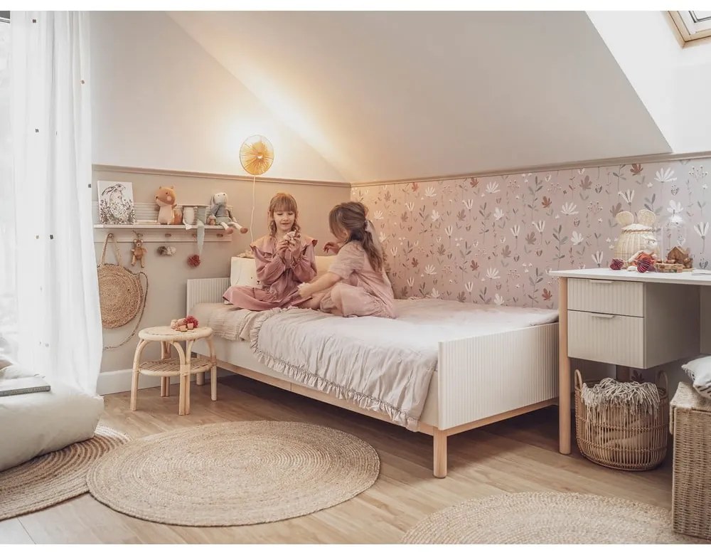 Krémszínű babaágy 70x140 cm Miloo – Pinio