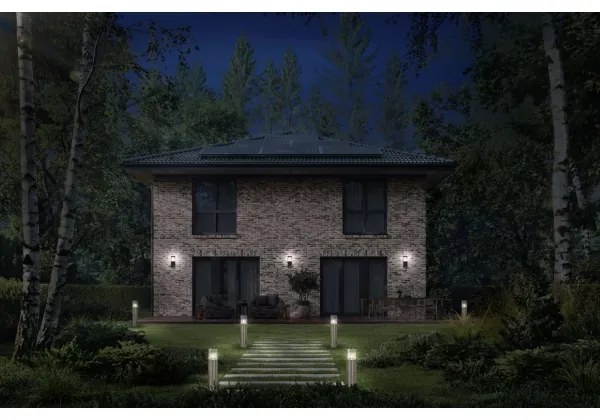 Ledvance - Kültéri fali lámpa érzékelővel EBRO 1xE27/20W/230V IP44