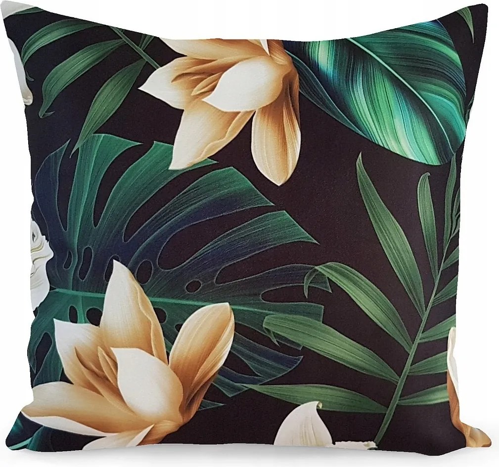 Dekorációs Párnahuzat 40x40 Virágok Puha Szép