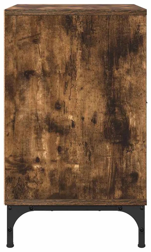 Éjjeliszekrények 2 pcs Füstölt tölgy 49 x 36 x 61 cm Faanyag