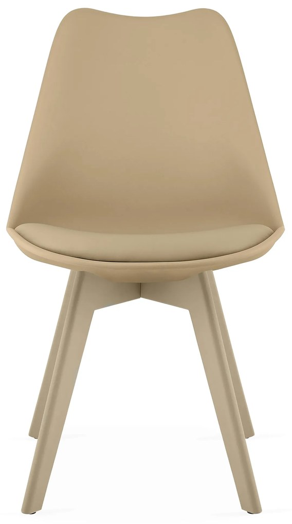 Bézs szék BALI MARK bézs lábakkal