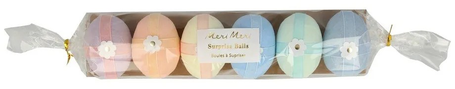 Húsvéti dekoráció készlet 6 db-os Surprise Eggs – Meri Meri