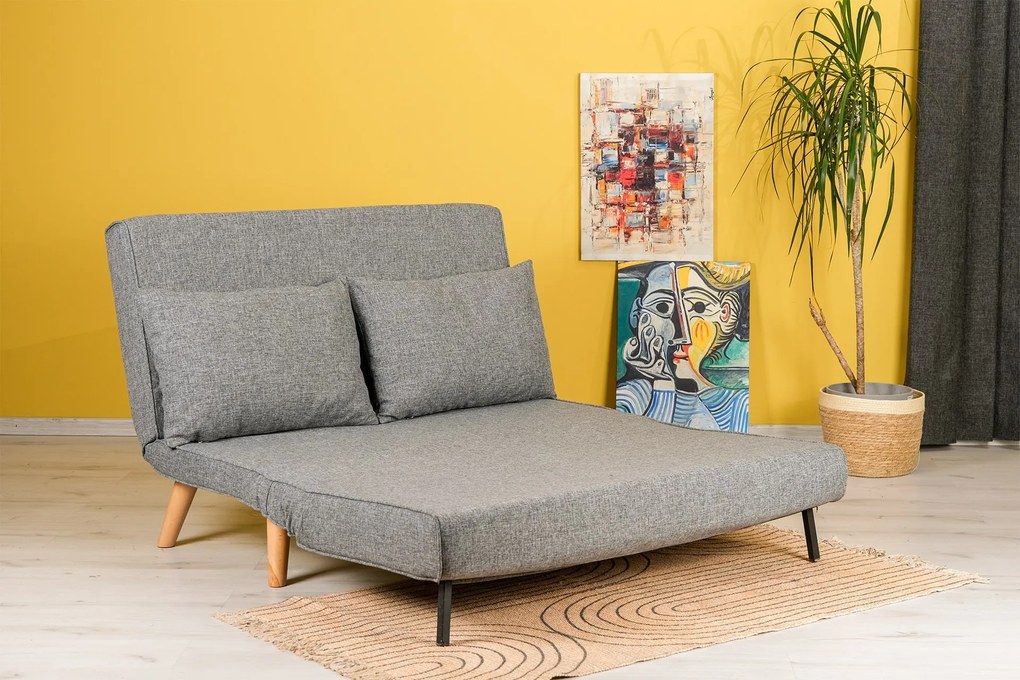 Kanapé futon Fillie (sötétszürke). 1073400