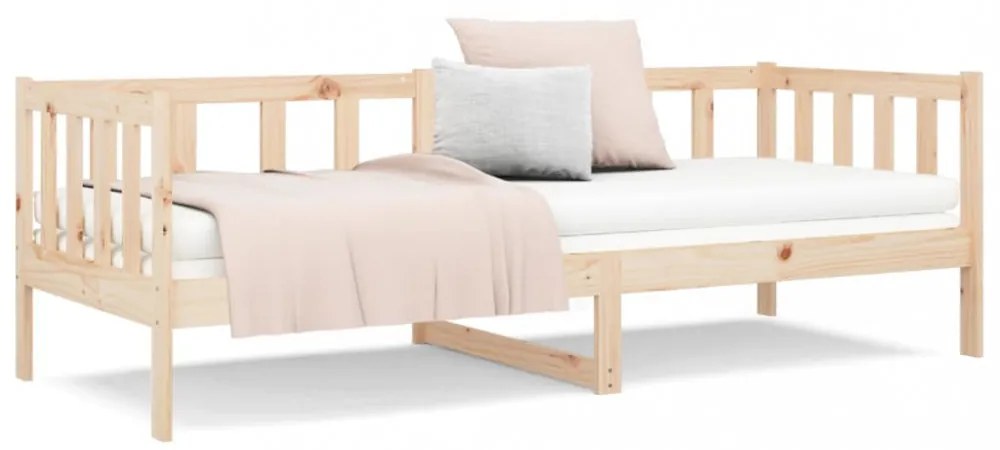 tömör fenyőfa kanapéágy matrac nélkül 80 x 200 cm