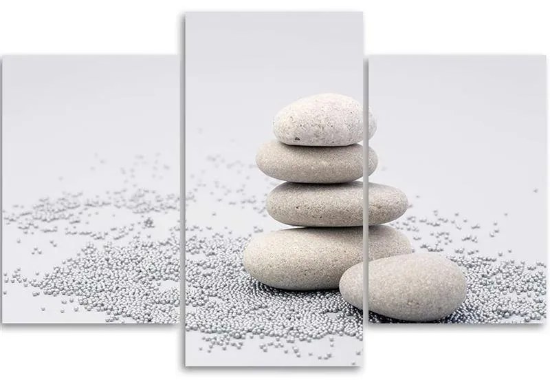 Gario Vászonkép Zen kövek - 3 részes Méret: 150 x 100 cm