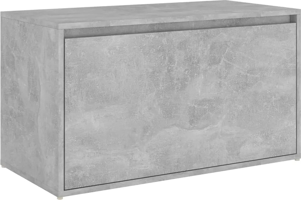 vidaXL betonszürke szerelt fa előszobapad 80 x 40 x 45 cm