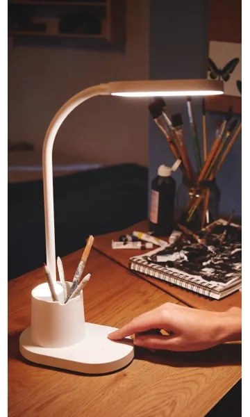 Philips BUCKET LED/7W/5V érintős asztali lámpa, állítható fény, CRI 90