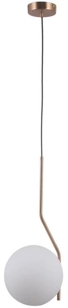 ITALUX PND-3300-1-HBR - Csillár zsinóron CARIMI 1xE27/5W/230V réz