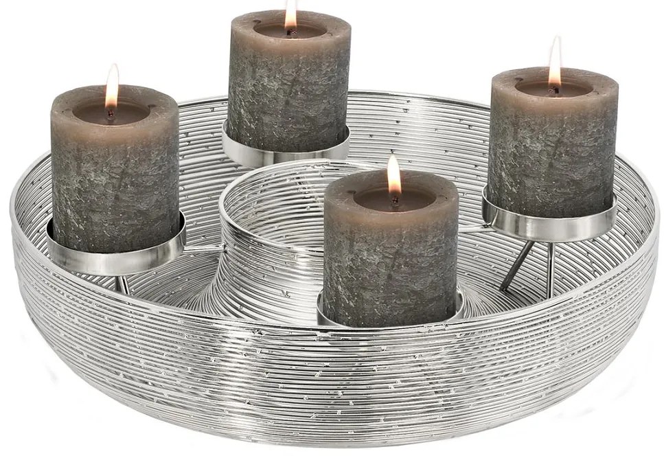 Adventi koszorú Flint Ø 40 cm - EDZARD