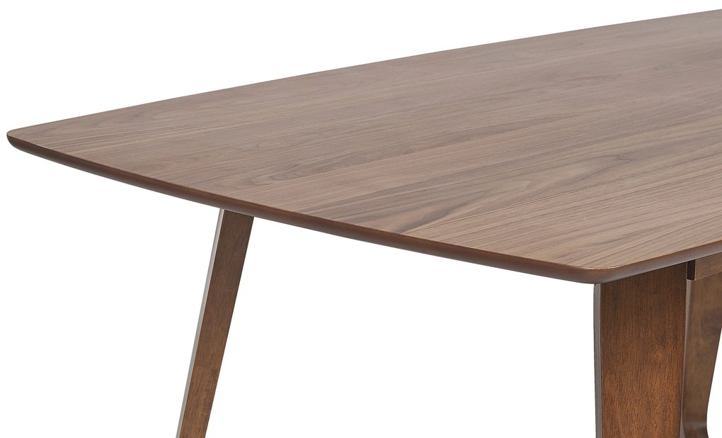 Étkezőasztal, HUXTER, Sötét Fa Színű, 180x90x75 Beliani