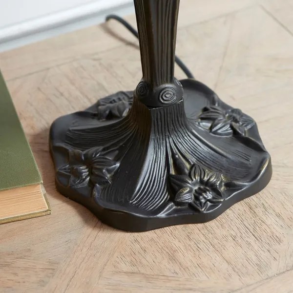 Endon 64085 - Tiffany DRAGONFLY asztali lámpa 2xE27/60W/230V Ø 41 cm