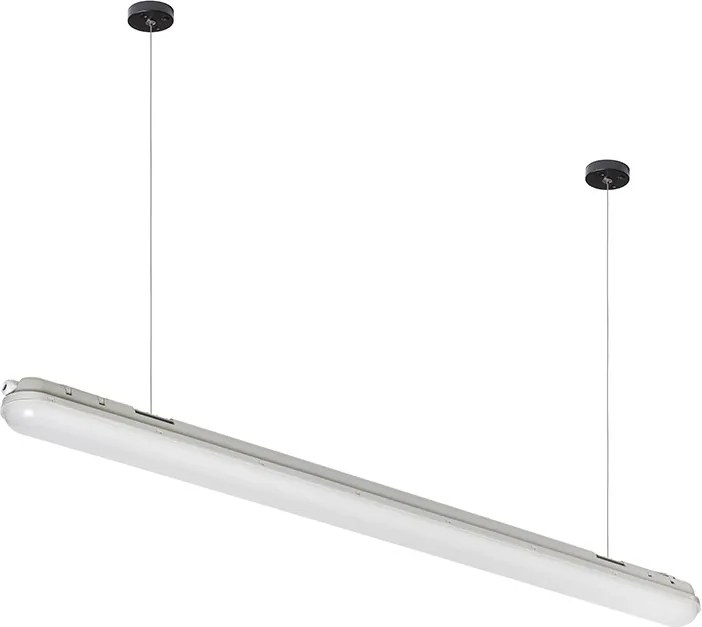 RENDL TRIDENT PRO 120 lámpatest szürke matt akrilát 230V LED 40W IP65 4000K