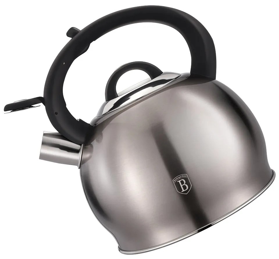 Rozsdamentes acél indukciós teáskanna 3 literes Berlinger Haus Matte Black