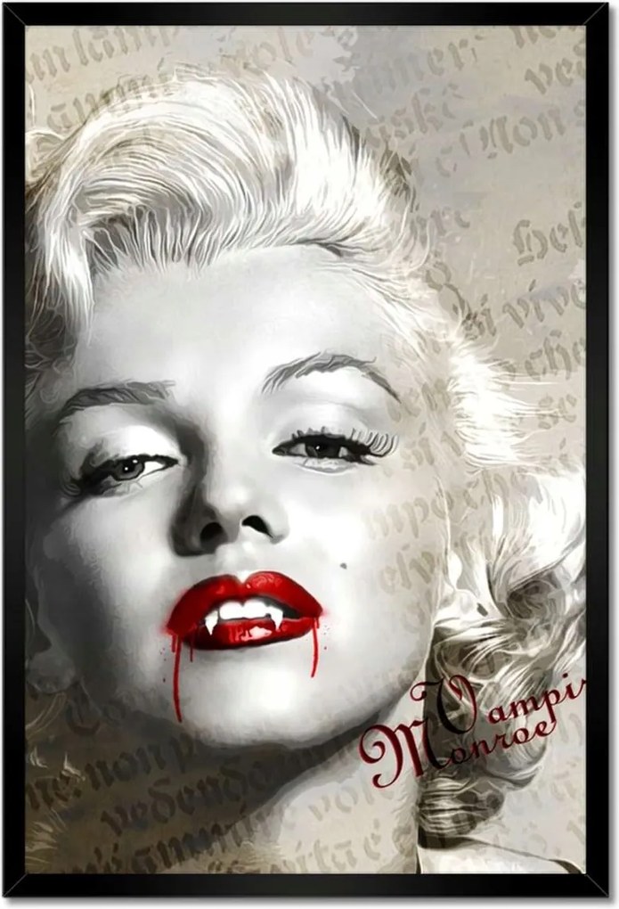 Poszterek keretben 40x60 Vámpír Marilyn Monroe