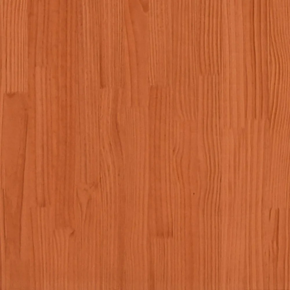 viaszbarna tömör fenyőfa kanapéágy matrac nélkül 80 x 200 cm