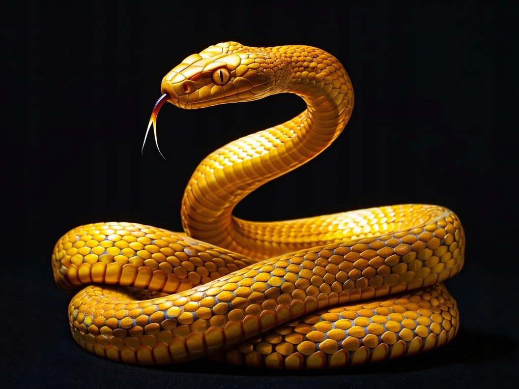 Poszter 100x75cm Aranykígyó