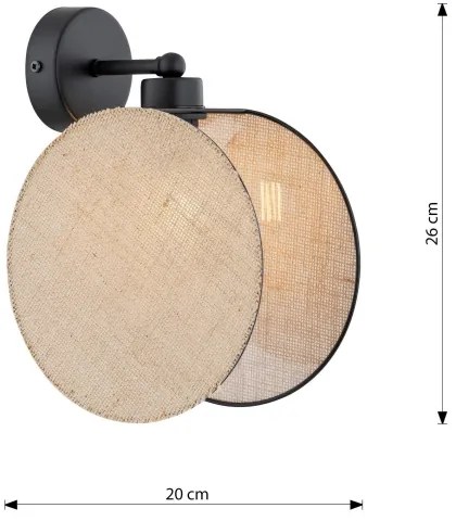 Fali lámpa MOTIF 1xE14/10W/230V bézs