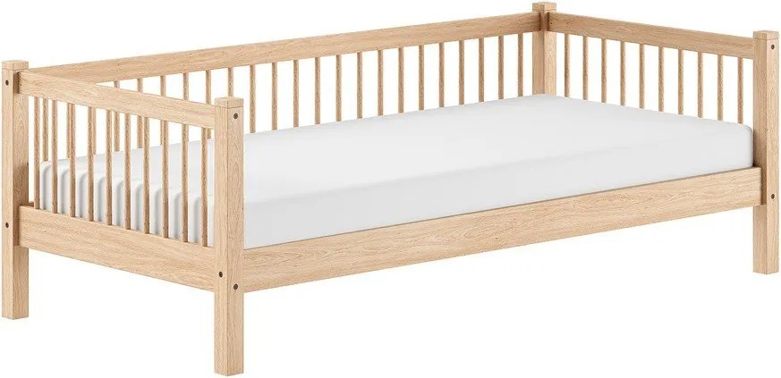 Natúr színű bükkfa gyerekágy ágyráccsal 90x200 cm Forrest – Vipack