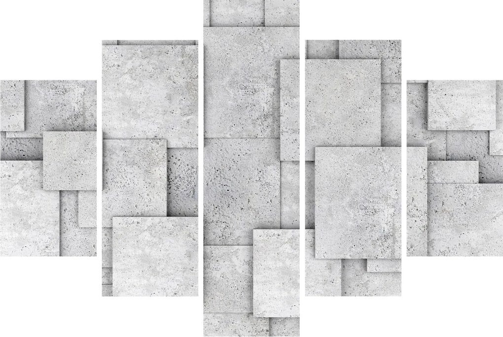 Kép - Betoncsempék absztrakciója (150x105 cm)