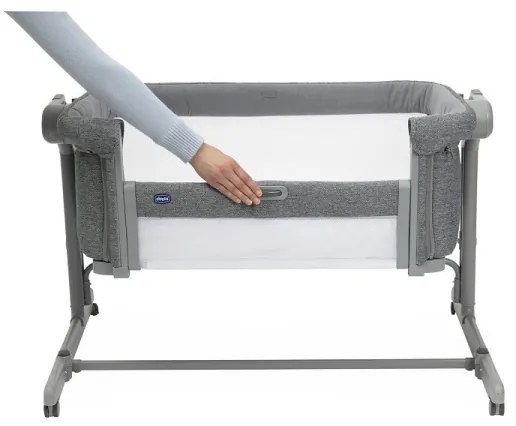 Chicco - 2 az 1-ben NEXT2ME MAGIC EVO babaágy sötétszürke