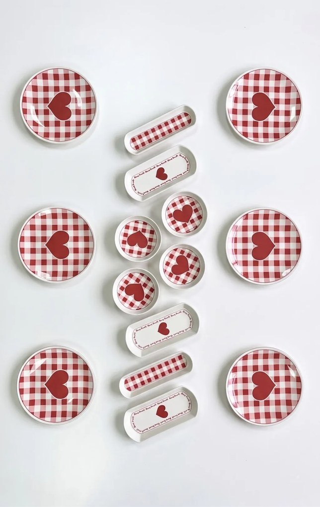 Love 14 - Pink, White