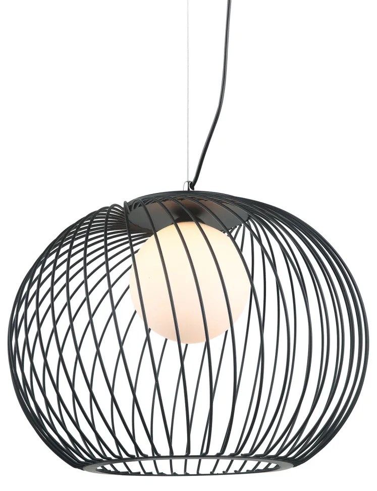 Italux CLARISA MDM-3842-1 BK Függőlámpa 1x40W/E27 IP20